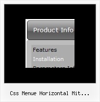 Css Menue Horizontal Mit Horizontal Submenu Vertikalen Navigationsmenue