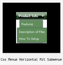 Css Menue Horizontal Mit Submenue Menue Free