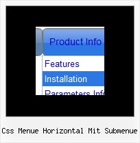 Css Menue Horizontal Mit Submenue Seiten Menue Html