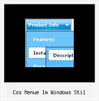 Css Menue Im Windows Stil Menu Vorlage