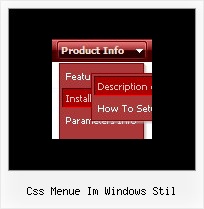 Css Menue Im Windows Stil Javascript Beweglichen Menue