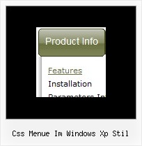 Css Menue Im Windows Xp Stil Website Navigation Vorlage