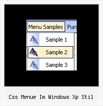 Css Menue Im Windows Xp Stil Javascript Js Dropdown Menue