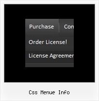 Css Menue Info Menu Task Bar Mac