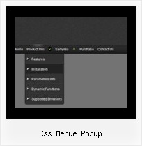 Css Menue Popup Mac Menu For Vista