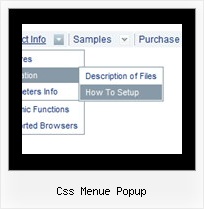 Css Menue Popup Menue Erscheint