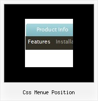 Css Menue Position Dynamic Menu Javascript