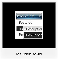 Css Menue Sound Dhtml