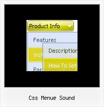 Css Menue Sound Javascript Menue Editor