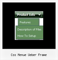 Css Menue Ueber Frame Namo Webeditor Submenu Firefox