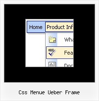 Css Menue Ueber Frame Drop Down Menu Frameset Templates