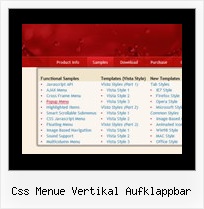 Css Menue Vertikal Aufklappbar Akkordeon Menue Software
