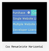 Css Menueleiste Horizontal Html Schaltflaeche Stil