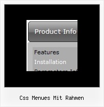 Css Menues Mit Rahmen Homepage Horizontales Menue Horizontales Submenu