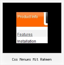 Css Menues Mit Rahmen Alpha Fade Javascript Menu