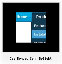 Css Menues Sehr Beliebt Javscript Menue