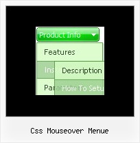 Css Mouseover Menue Html Menues English