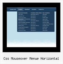 Css Mouseover Menue Horizontal Css Menue Mit Unterschiedlichen Buttons