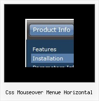 Css Mouseover Menue Horizontal Visual Quickmenu Menue Aktiviert Setzen