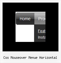 Css Mouseover Menue Horizontal Menu Com Ajax