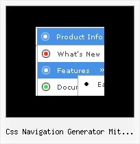 Css Navigation Generator Mit Untermenue Javascript Menue Horizontal