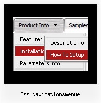 Css Navigationsmenue Language Menu Chooser Java Script