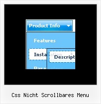 Css Nicht Scrollbares Menu Horizontal Javascript Menue