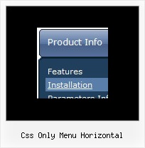 Css Only Menu Horizontal Problem Popup Menu Creator Frame