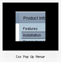 Css Pop Up Menue Menue Mit Ajax