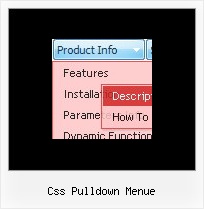 Css Pulldown Menue Javascript Menue Animationen