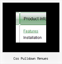 Css Pulldown Menues Horizontale Menu Submenu Rollover Bilder