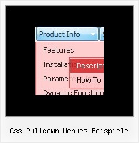 Css Pulldown Menues Beispiele Hompage Menue Vorlagen