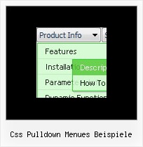 Css Pulldown Menues Beispiele Dhtml Menue Baum