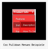 Css Pulldown Menues Beispiele Menue Oeffnen Bei Mouseover
