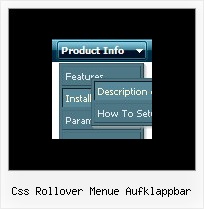 Css Rollover Menue Aufklappbar Menue Mit Java