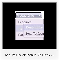 Css Rollover Menue Zellen Hintergrundfarbe Javascript Css Menu Cross Frame