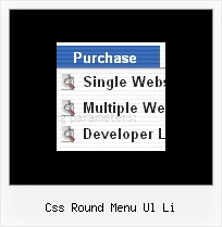 Css Round Menu Ul Li Vertikalen Navigationsmenue