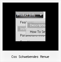 Css Schwebendes Menue Menu Items