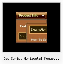 Css Script Horizontal Menue Dropdown Menubar Java Script Beispiel