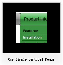 Css Simple Vertical Menus Fluessigkeit Taste