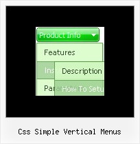 Css Simple Vertical Menus Navigations Schaltflaechen