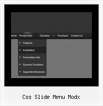 Css Slide Menu Modx Kontextmenue Defekt