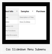 Css Slidedown Menu Submenu Javascript Deaktiviert Taste