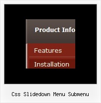 Css Slidedown Menu Submenu Css Hover Menue