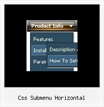 Css Submenu Horizontal Menue Dauerhaft Da Ohne Frames