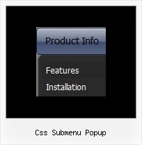 Css Submenu Popup Multi Level Menue