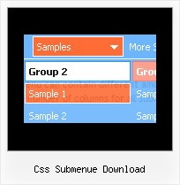 Css Submenue Download Menu Css Rollover