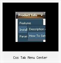 Css Tab Menu Center Menue Beispiele Dhtml