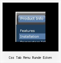 Css Tab Menu Runde Ecken Menue Javascript Html