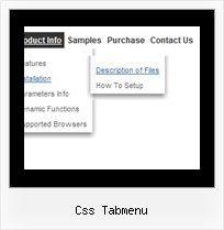 Css Tabmenu Javascript Moveable And Floatable Menu